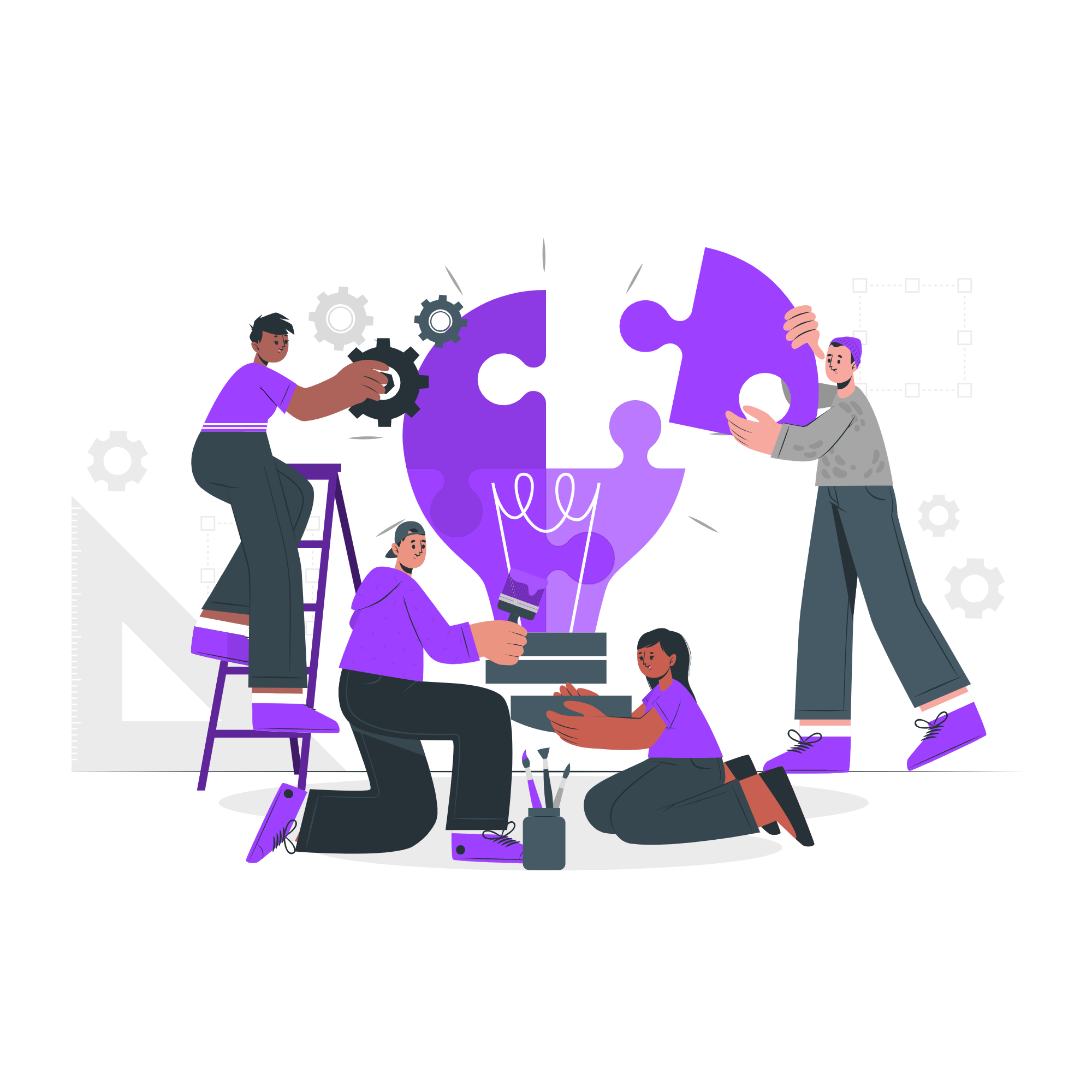 Web design course illustration
